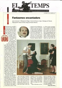 1990 Crítica QUESTI FANTASMI! El Temps