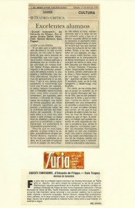 1991 Críticas QUESTI FANTASMI! Levante - Turia