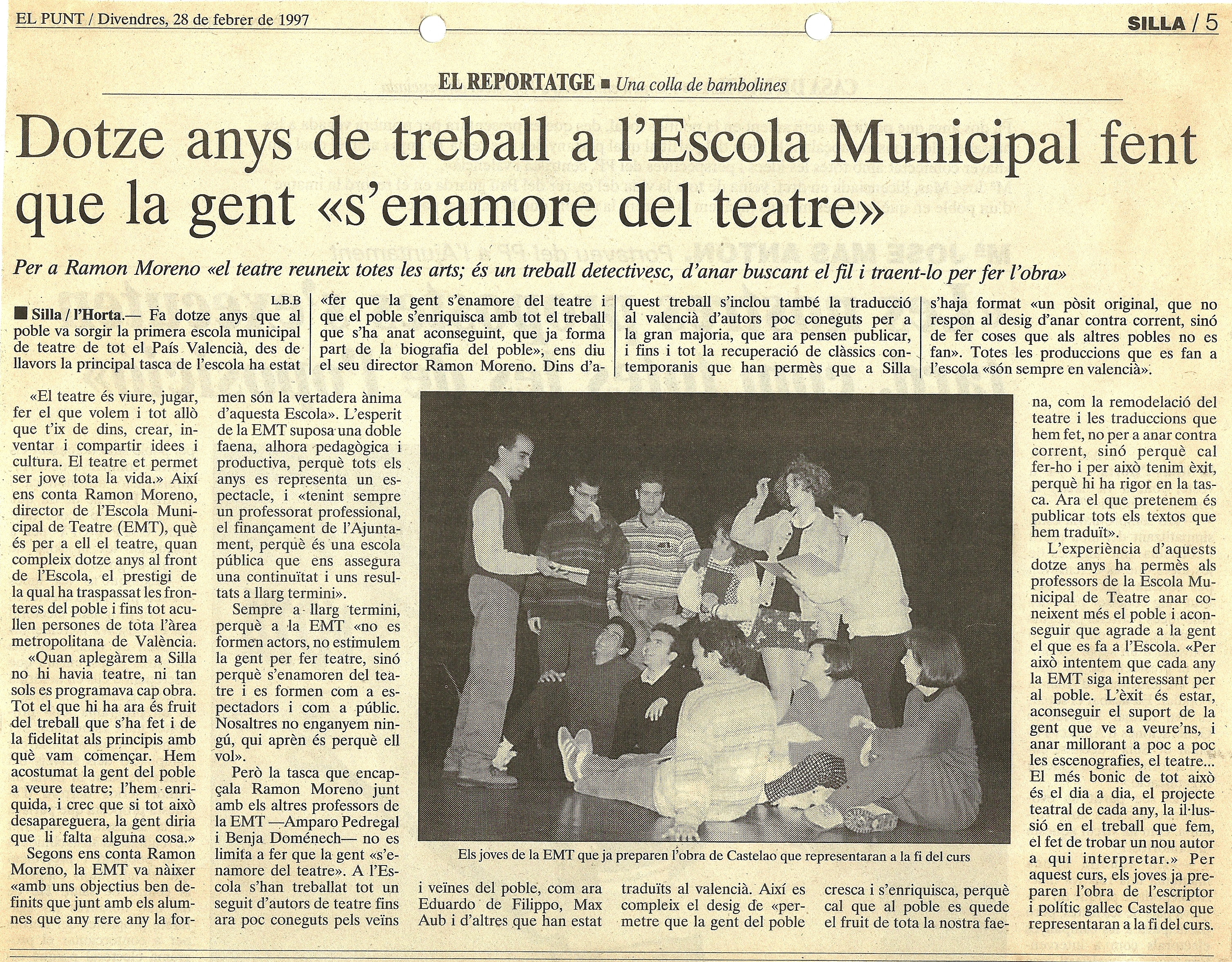 1997 Reportatge a El Punt