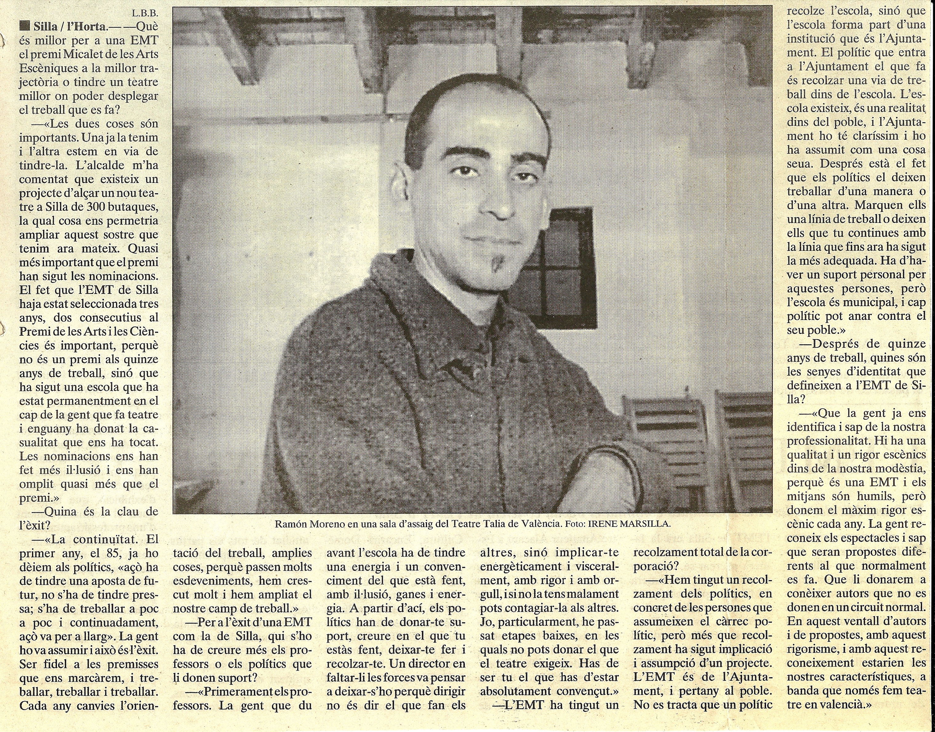 1999 Entrevista en El Punt 2