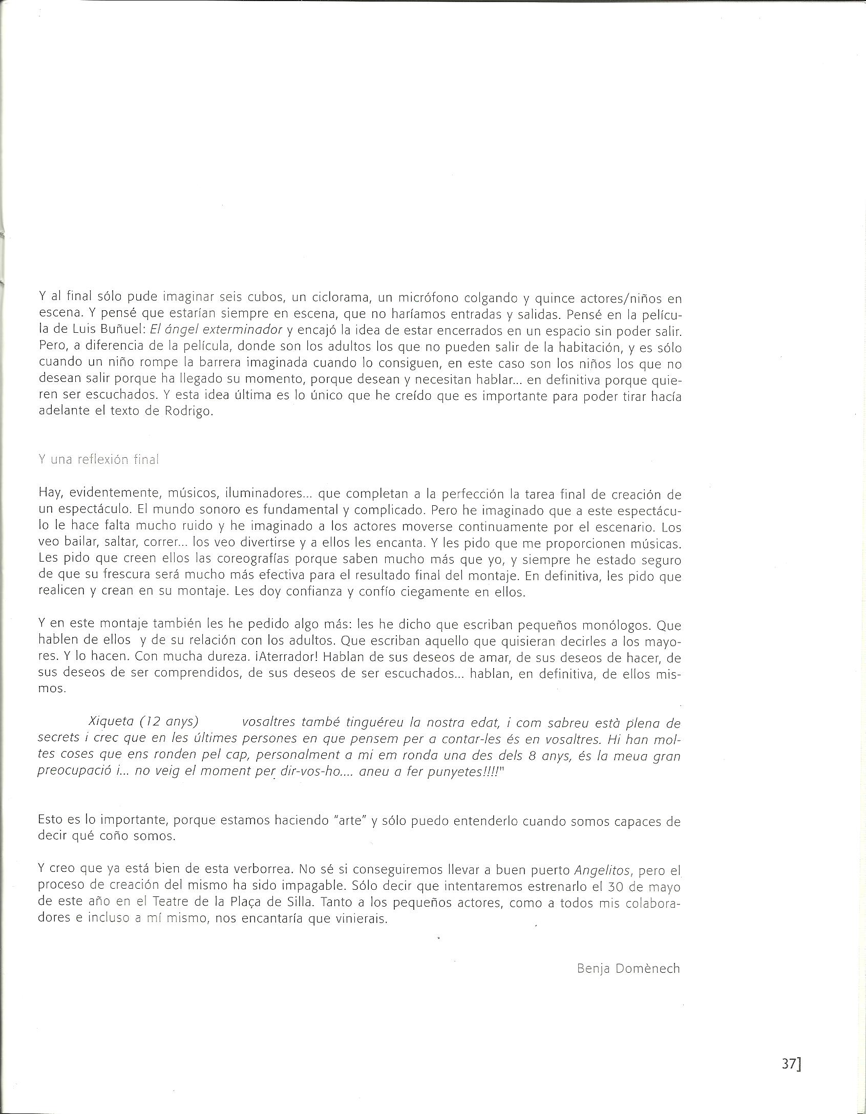 2003 Article de  Benja Domènech ACOTACIONES nº 8 4