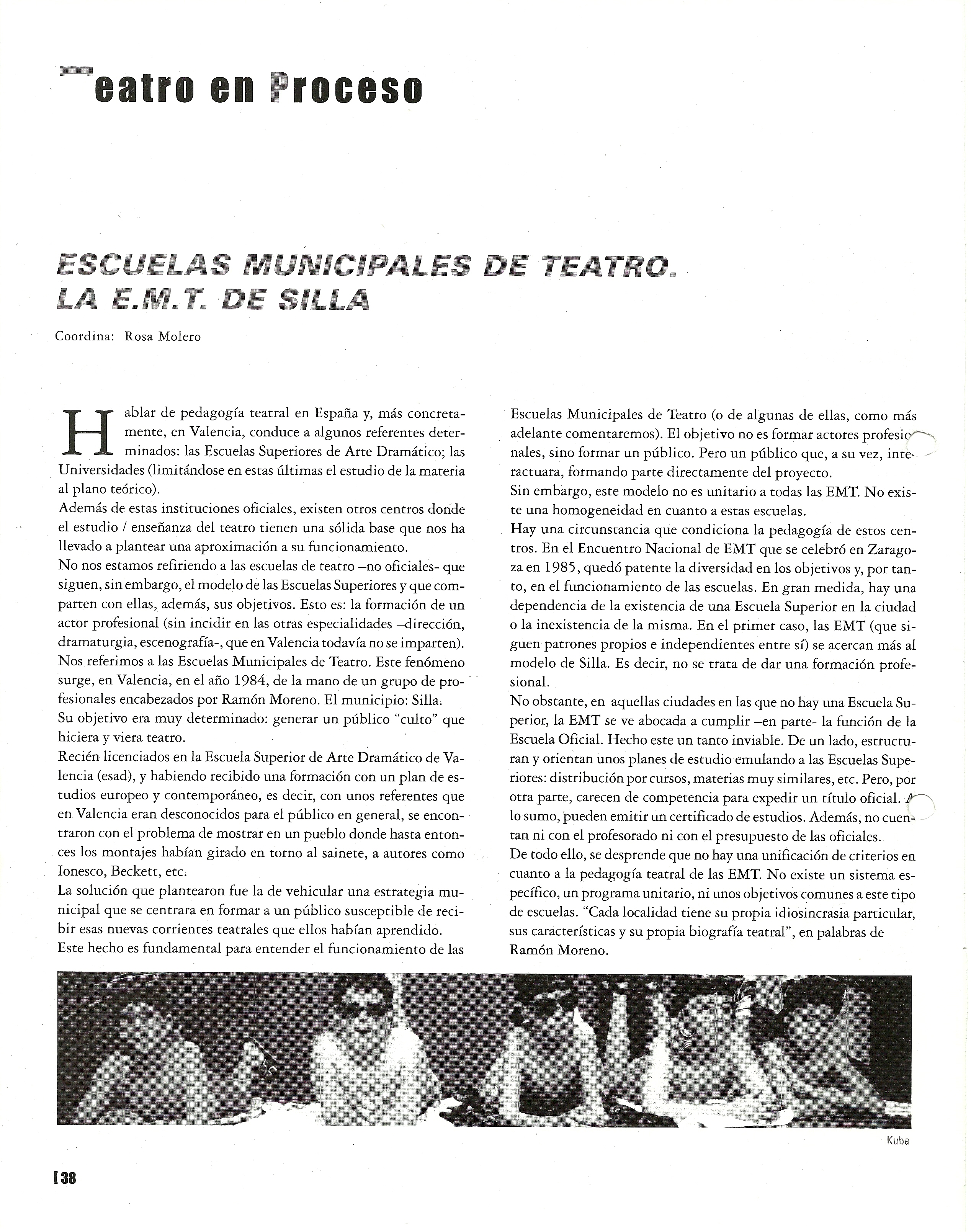 2004 Reportatge en Acotaciones nº 1