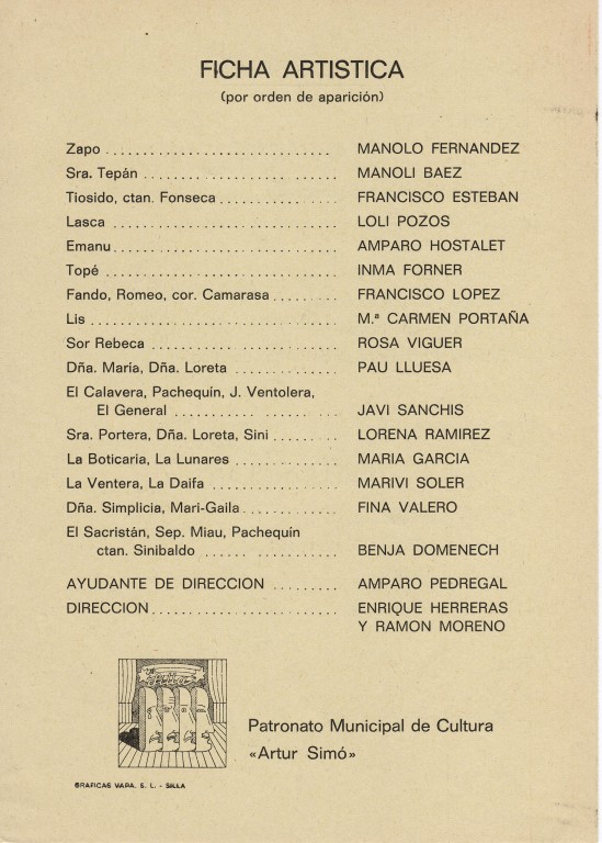1985 Santos, santones y calaveras